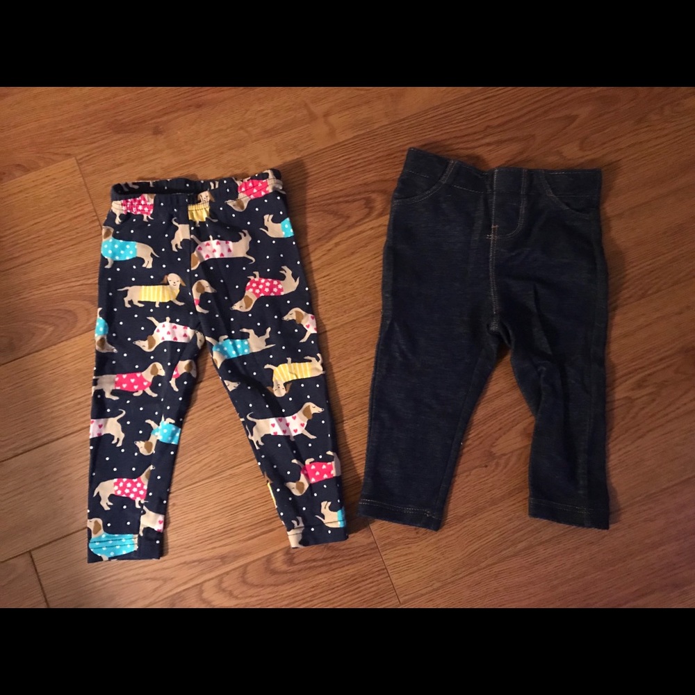 2 pair of pants (size 12 months)
